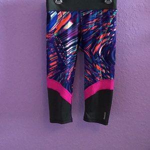 Multicolored Reebok kids leggings